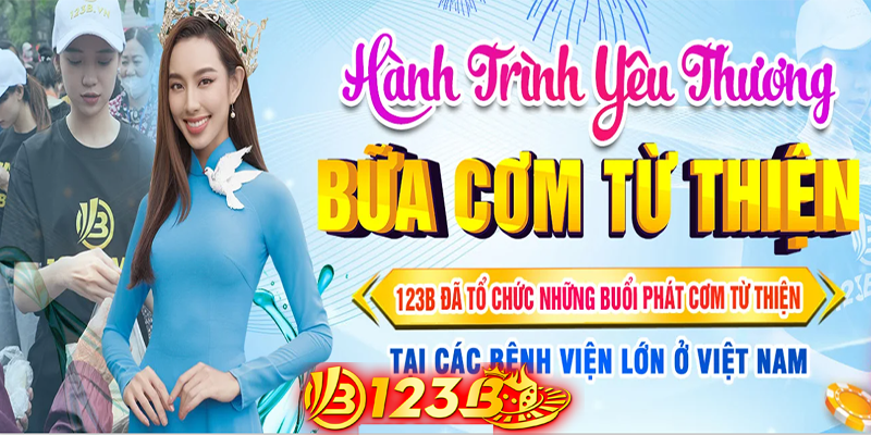 Hoa hậu Thuỳ Tiên - Đại sứ thiện nguyện của nhà cái 123B